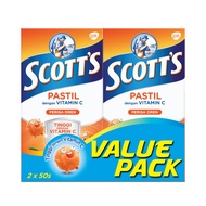 Scott's Vitamin C Pastilles Orange Value Twin Pack (2 x 50's)