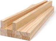Wood Strips Slats Wooden Dowels for Crafts 1/2"x 1" x 12", 10 PCS Decorative Wood Trim Planks for Wa