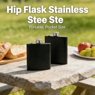 Portable Flask Whiskey Pocket Wine Bottle Drinking Steel Flask Stainless Wine Flask Hip Flask