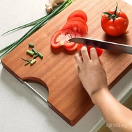 Double-Sided Cutting Board, Square Ebony Wood Cutting Board, Solid Wood Cutting Board, Ceramic House