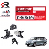 SCHMACO ENGINE MOUNTING SET TOYOTA ESTIMA VELLFIRE 2.4 2WD ACR50 ANH20 2007-2014