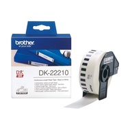 Brother DK-22210 Continuous Paper Label Roll – Black on White