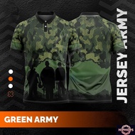 Camouflage Jersey Full Printing GREEN ARMY T Shirt Army Green for Men Drifit Sublimation Fashion Sho