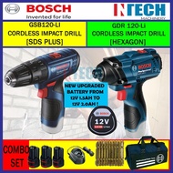 GSB120-LI(GEN2) +GDR120-LI(GEN2) CORDLESS IMPACT DRILL+ CORDLESS IMPACT WRENCH - SOFTBAG (GSB120LI+G
