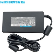 20V 10A 200W AC Adapter For MSI STEALTH 14 STUDIO MS-14K Creator M16 B13VE Gaming Laptop Charger