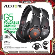 Original Plextone G5 Wireless Headphone Bluetooth 5.1 Gaming Headset with Mic Noise Cancelling,Low L