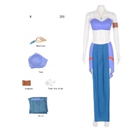 TM Atlantis:The Empire Princess Lost Kida dress role play cloth Halloween party costume MT
