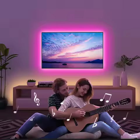Flexible LED Strip Lights RGB 5050 Bluetooth APP Control USB Lamp 5V Tape Light Ribbon Diode for TV 