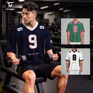 HIJAU Football Patriot Navy 9 MTX16 Oversize T-Shirt "green pink 17+8" green pink MTX40 black white 