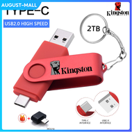 2 Flash Drive USB รูปกระต่าย3 In 1 OTG USB ชนิด C/ไมโครแฟลชไดรฟ์1TB 512Gb ไดร์ฟปากกาเพ็นไดรฟ์ความเร็วสูง256Gb สำหรับโทรศัพท์