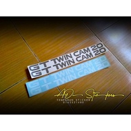Sticker Gt Twincam 20 LE SE SEG #4age #sticker #gt