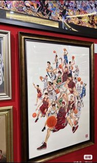 全新 日版 海報 少年jump poster 男兒當入樽 slam dunk THE FIRST SLAM DUNK style in the moment spirit collection 湘北s