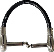 TECH PLL-15 Patch Cord 5.9 inches (15 cm), L/L Cable Thickness 0.3 inches (7 mm), Black