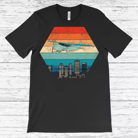 Cessna Skyhawk 172 T Shirt Pilot Airplane Vintage Aviation Flying Airline School Present Aviators Pl