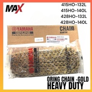 YAMAHA GOLD O RING CHAIN 428 415 HO 132 140 L 428HO 415HO RANTAI ORING CHAIN RED