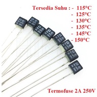 Thermofuse Thermofuse Fuse Fan Thermal Fuse 250V 2A