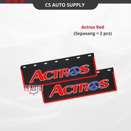 1set 2pcs Mudflap Thailand Depan Bumper Bottom Getah Bumper Bawah Siam Trailer Lori Truck Truckers k