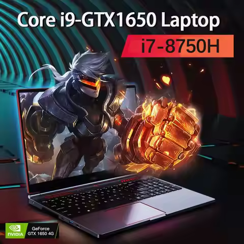 YSJMNPC Gaming Laptop Computer Intel Core i7-8750H GTX1650 4G 16.1 Inch IPS Screen144Hz RAM Max 64GB
