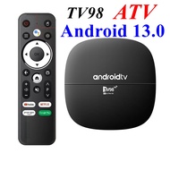 Vhsi TV98รถ ATV สมาร์ททีวี13.0 Allwinner H313 Quad Core 2.4G /5G Dual Wifi BT 4K HD กล่องสมาร์ททีวี1