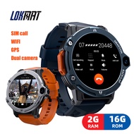 LOKMAT APPLLP 6 Pro 4G LTE Phone Watch, 2GB RAM 16GB ROM, Heart Rate Monitor, Support 2.4G WiFi, GPS