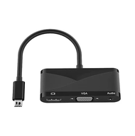 USB To VGA และ HDMI 2-In-1 Video Converter Multi-Monitor เดสก์ท็อป USB Video Card แล็ปท็อป