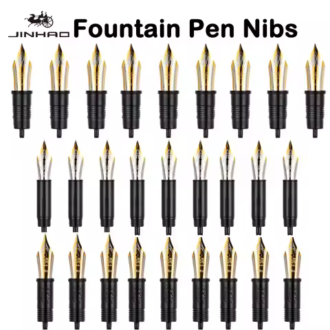 1/3 PCS JINHAO Fountain Pen Iridium Replaced EF/F/M Nib For 9019/X159/82/82 mini/100/9056/9036 Stati