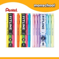PENTEL Fitline Double-Sided Highlighter SET