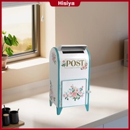 Hisiya Standing Mailbox Lockable Letter Slot Mailbox Drop Box Parcel Drop Box Mail Drop Box for Offi