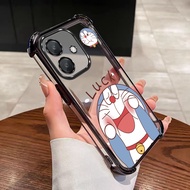 OPPO A5 Pro 5G A5i Pro A5x A3x A3 Pro 5G Doraemon Protective Soft Case Cute Blue Robot Design Shockp