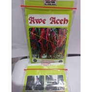 cabe aw Aceh 10 gram, benih cabe aw Aceh-bibit cabe merah keriting Awe