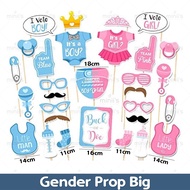 MINIIS PARTY Gender Reveal Box Gender Reveal Game Gender Reveal Party Baby Shower Games Gender Revea