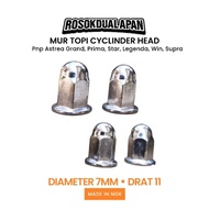 M7 Drat 11 Cylinder Head Nut Chrome Finish Pnp Astrea Grand Legenda Impressa Supra