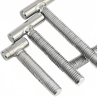 304Stainless Steel T Cylindrical screw, welded screw rod, T-shaped equipment bolt M4M5M6M8M10M12M16 