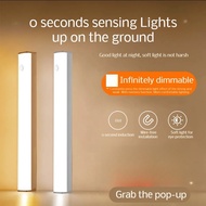【Ultra-Thin 2.5cm/Motion-Activated】JS Auto Sensor LED Strip Light for Kitchen Cabinet/Wardrobe Close