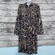 55-65kg long sleeve silk dress