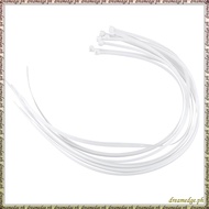 [S D K G] 10X Extra Long 76Cm Cable Ties White Zip Wraps