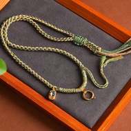 2026 Thailand Amulet Chain Handmade Hand Rubbed Cotton Rope Tibetan Amulet Lanyard Thangka Pendant R