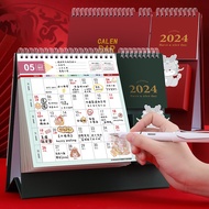 2024 Multifunctional Desk Calendar Work Memo Monthly Calendar Office Desktop Planner