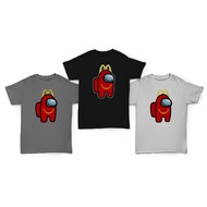 Among Us McDonalds Kids Tshirt 100% cotton