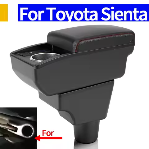 For Toyota sienta armrest box center console storage box with USB car interior modification accessor