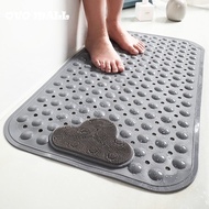 Thick Anti Slip Bathroom Floor Mat with Suction Massage Bath Mat Shower Safety