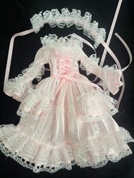 Lolita Princess Skirt for BJD Doll 3 Points 4 Points 6 Points Vintage Court Skirts SD Neutral Gender