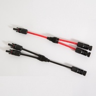 2 to1 MC4 Y Connector 4mm Cable Connecting Solar Panels in Parallel or Series in Solar System