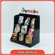 Acrylic Coffee Display Rack Ready to Brew Contains 9 Boxes