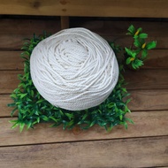 PUTIH 4-5mm white macrame rope