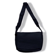 LXNTX Plain black sling bag free sticker sling bag
