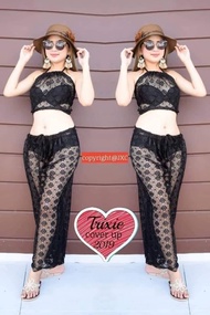 Pants and bra terno lace
