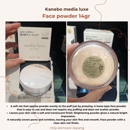 KANEBO PO Japan-- chamois media luxe face powder, powder foundation, liquid foundation Japan. origin