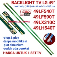 LG 49 inch 49lf540 49lx310 LED tv backlight LG 49 inch new LED backlight lampOriginal