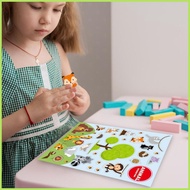 Transparent Animal Stickers Transparent Cartoon Decorative Stickers Animal Journaling Decals Cartoon